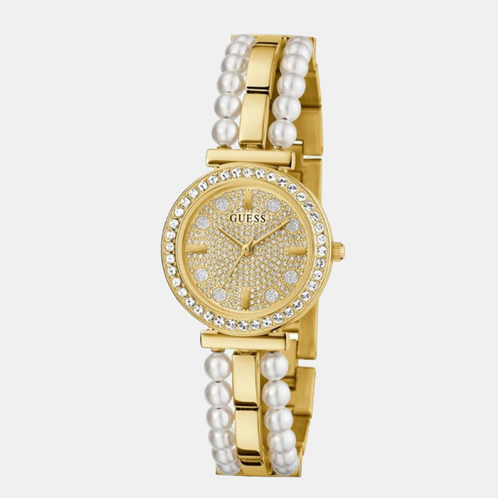 Gala  Women Quartz Beige Dial Analog Stainless Steel Watch GW0531L2