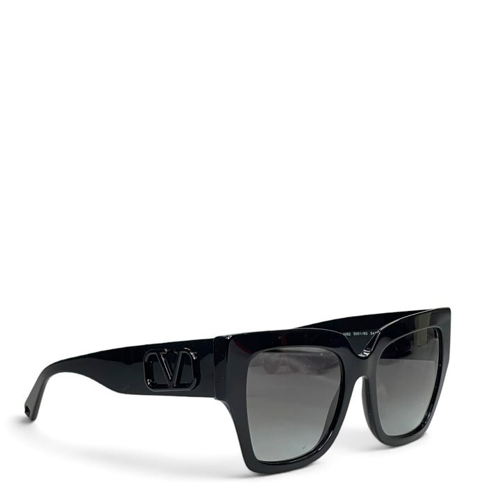 Valentino Garvani V-Sette Black Sunglasses