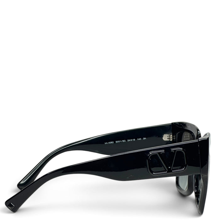 Valentino Garvani V-Sette Black Sunglasses
