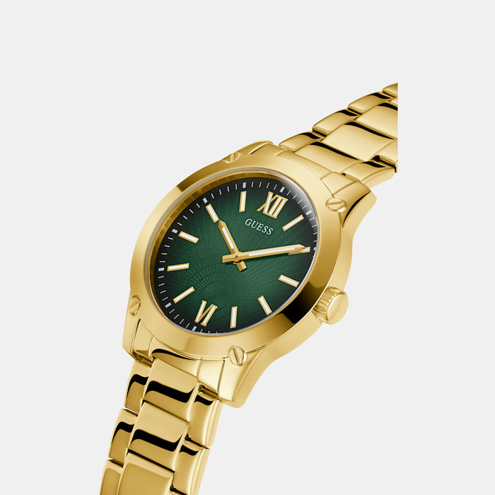 Guess Stainless Steel Round watch