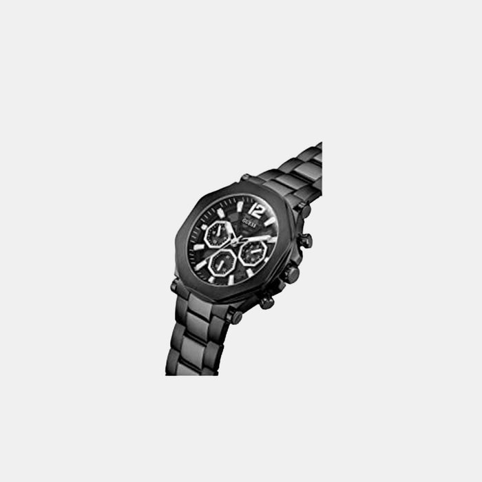 Gd Edge Men Quartz Black Dial Multi-Function Stainless Steel Watch Gw0539G3