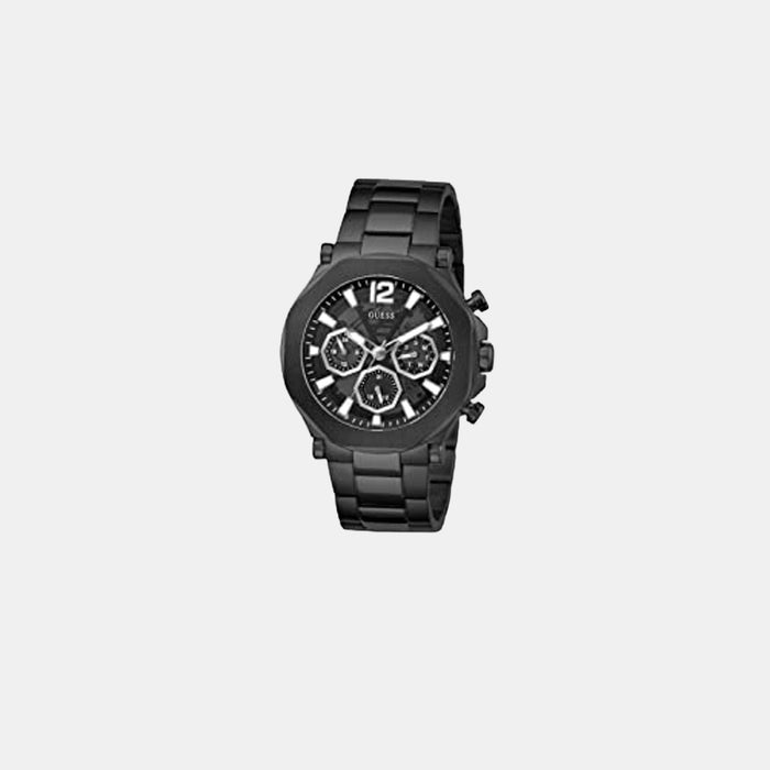 Gd Edge Men Quartz Black Dial Multi-Function Stainless Steel Watch Gw0539G3