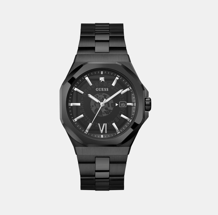 Guess Round Black Analog watch