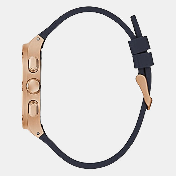 Gd Headline Men Quartz Blue Dial Multi-Function Silicone Watch Gw0571G2