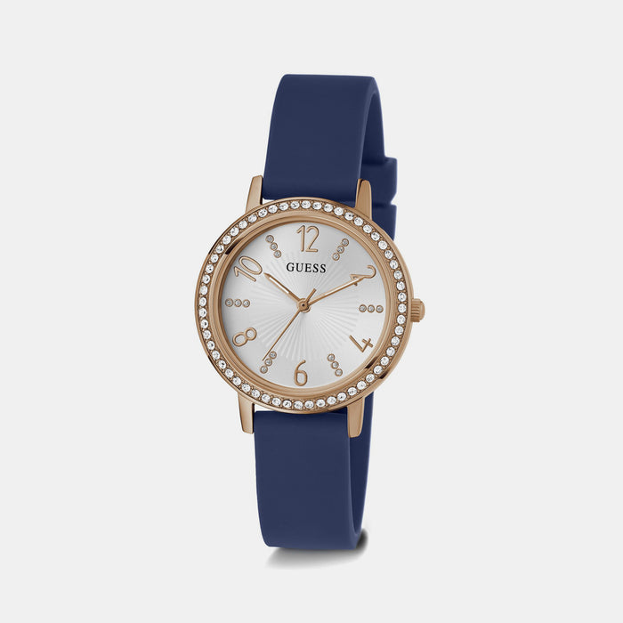 Guess Round White Analog watch