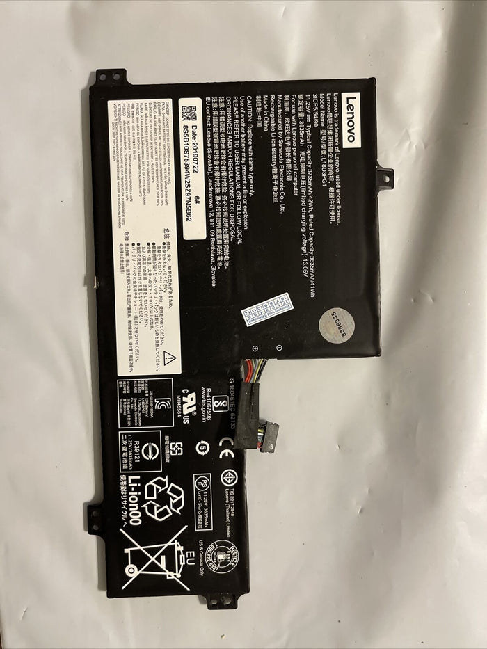 Gen Lenovo Battery Legion Y530-15ICH Y7000P 11.25V 3635mAh 42Wh L18D3PG1 ata X7