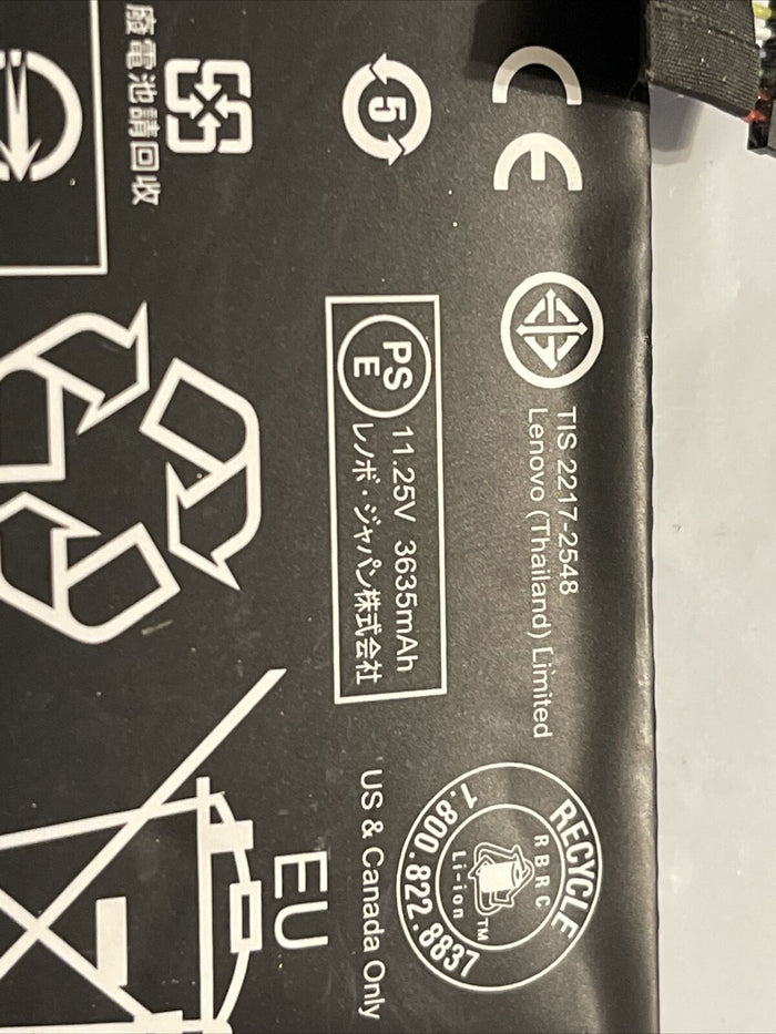 Gen Lenovo Battery Legion Y530-15ICH Y7000P 11.25V 3635mAh 42Wh L18D3PG1 ata X7