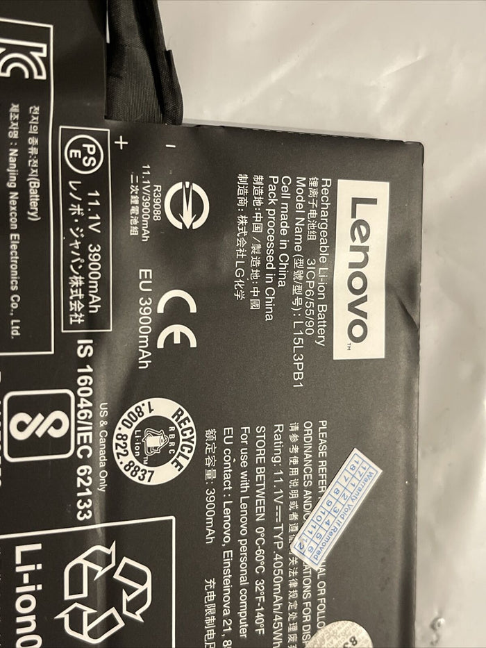 Gen Lenovo Chromebook N22 N23 N42 Battery 45Wh 5B10K88049L4NX91 L15M3PB1 ata X7