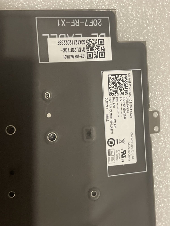 Genuin DELL Latitude 5420 7420 7520 2021 Backlit Brazilian keyboard N9J01 Bb1
