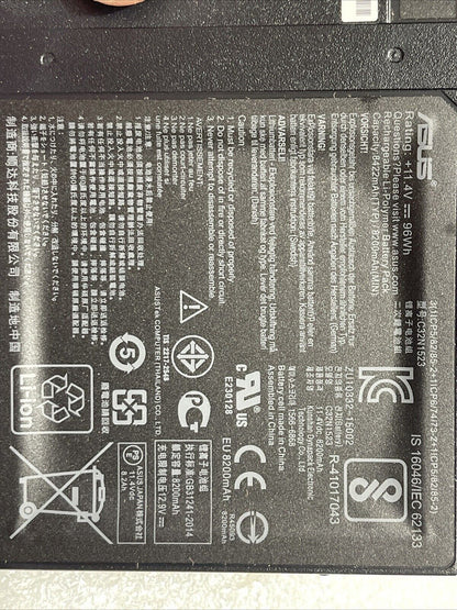 Genuine Asus Zenbook UX501VW Series 15.6" Battery 11.4V 96Wh 8422mAh C32N1523