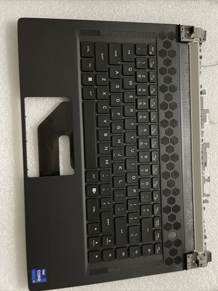 Genuine Dell Alienware X15 R1 R2 Palmrest US Eng Keyboard 386PV 5VHRX H2 P1