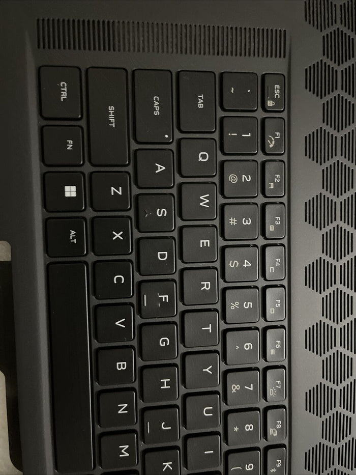 Genuine Dell Alienware x17 R2 US English Keyboard Palmrest  0346YC 346YC H1 P2