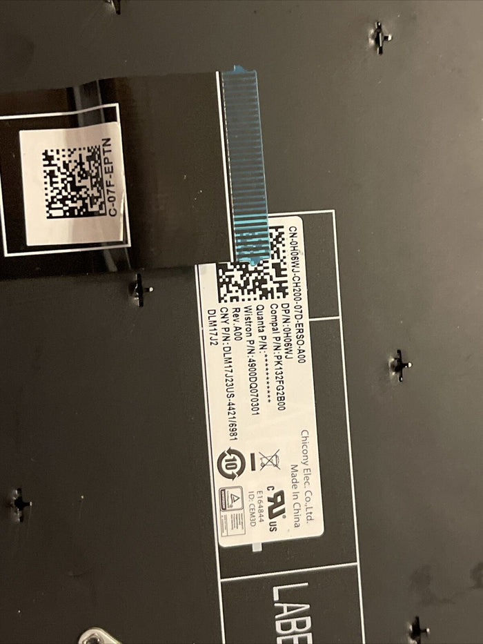 Genuine Dell Chromebook 3100 5190  2-in-1 Keyboard H06WJ 0H06WJ SB