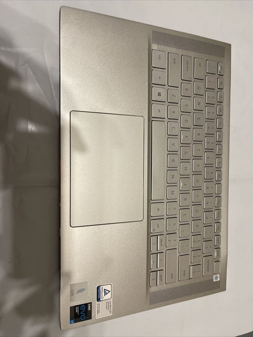 Genuine Dell Inspiron 7400 Palmrest USEng Backlit Keyboard Silver CJ7N3 K4MHC P3