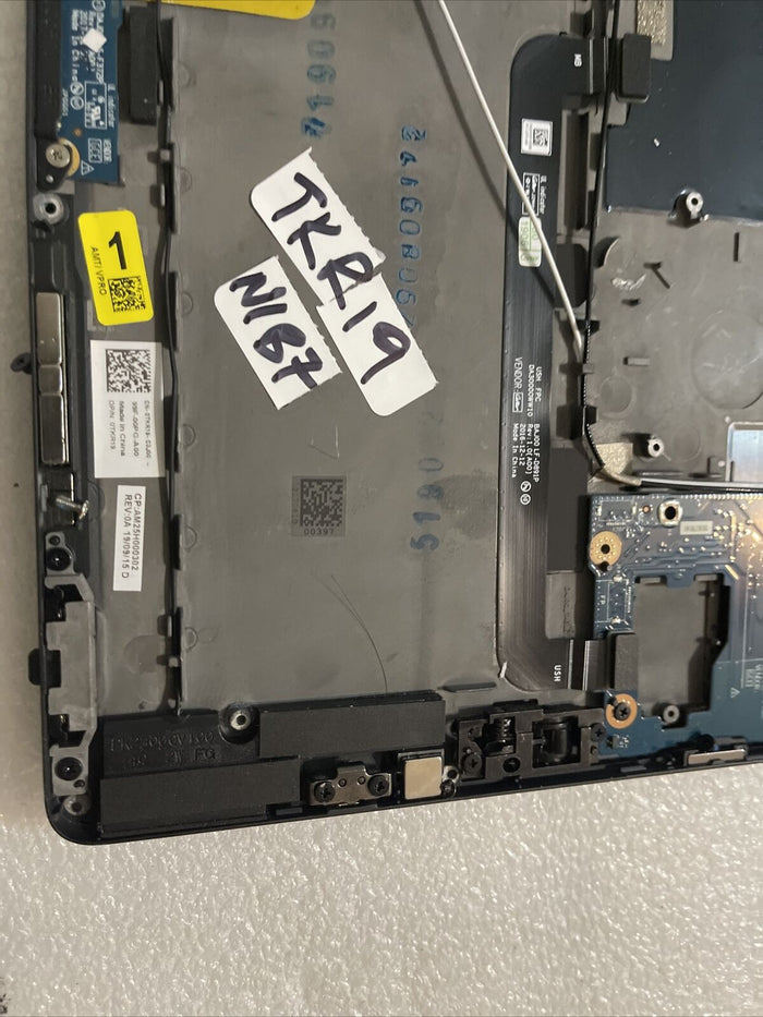 GENUINE DELL  LATITUDE 12 5290 LCd Top Back Cover Extras Black T17G TKR19 N1 B7