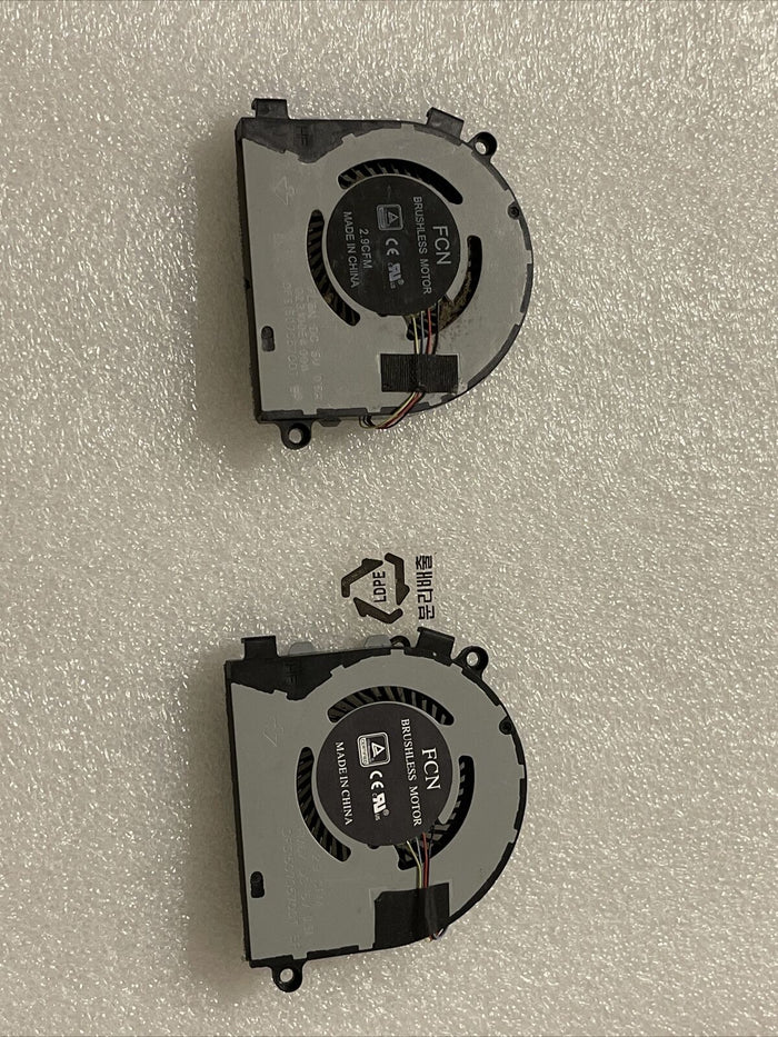 Genuine Dell Latitude 3300 3310 Cpu both cooling fans 09J90W 0WH7XP 9j90w wh7xp