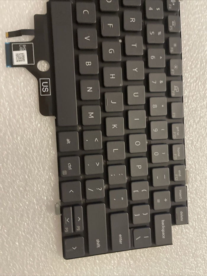 Genuine Dell Latitude 5420 7420 7520 Laptop US Backlit Keyboard MV4X8 0MV4X8