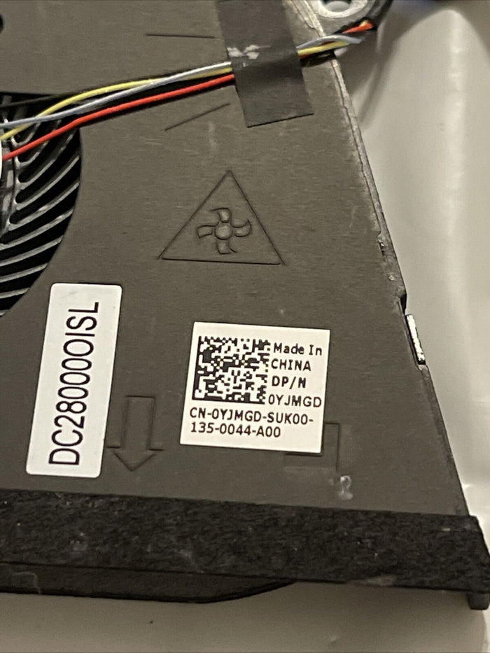 GENUINE DELL LATITUDE 9510 LAPTOP CPU COOLING FAN YJMGD 0YJMGD