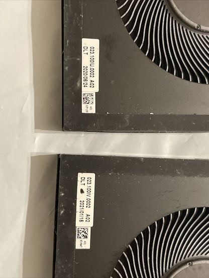 Genuine DELL Precision 17 5750 Laptop CPU GPU Fans Fan 1 Fan2 DC5V 00XR6Y 0C4YVP