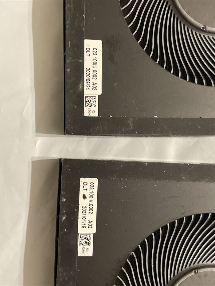 Genuine DELL Precision 17 5760 Laptop CPU GPU Fans Fan 1 Fan2 DC5V 00XR6Y 0C4YVP