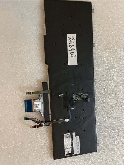 Genuine Dell Precision 7530 7540 7730 7740 Laptop Eng Backlit Keyboard 266YW H1