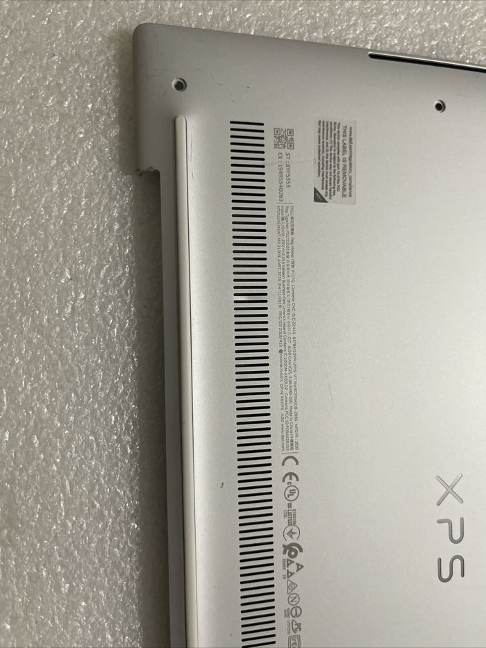 Genuine Dell Xps 9300 9310 Lower Base Bottom Case Cover 3KJK7 03KJK7 white B6 B3