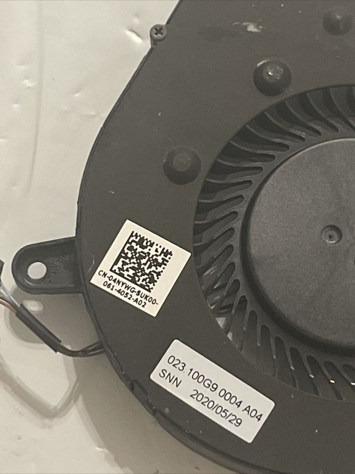 Genuine For Dell G3 15 3590  Laptop CPU Cooling Fan 04NYWG 4NYWG P2