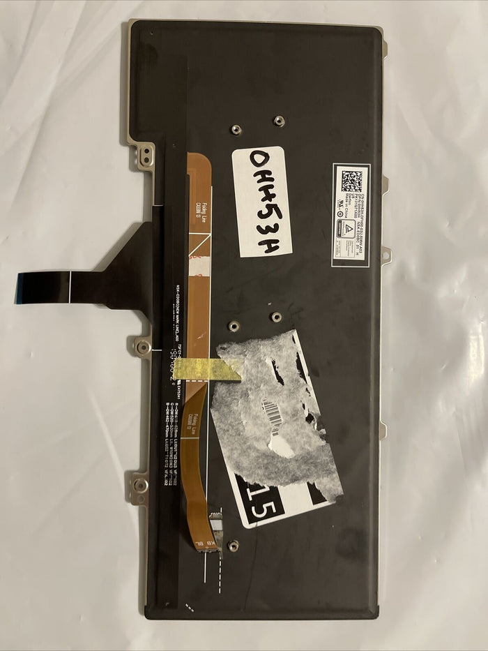Genuine OEM Dell 0HH53H  V155625AS1 US Layout Backlit Keyboard HH53H 0HH53H B4