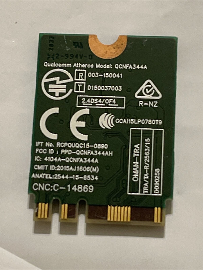 Genuine Oem Dell Inspiron 27 7775 27"  Wireless WiFi Card D4V21 0D4V21
