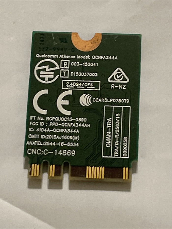 Genuine Oem Dell Latitude E5470 14" WiFi Wireless Card QCNFA344A D4V21 0DV421