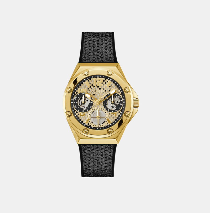 Guess Round Two Tone Analog watch
