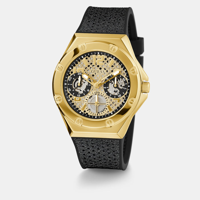 Guess Silicone Two Tone watch
