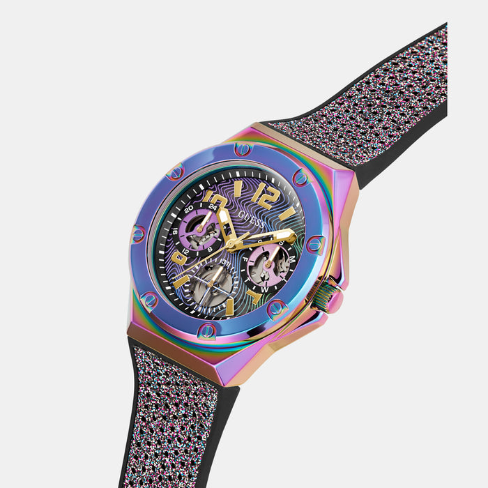 Guess Stainless Steel Round watch