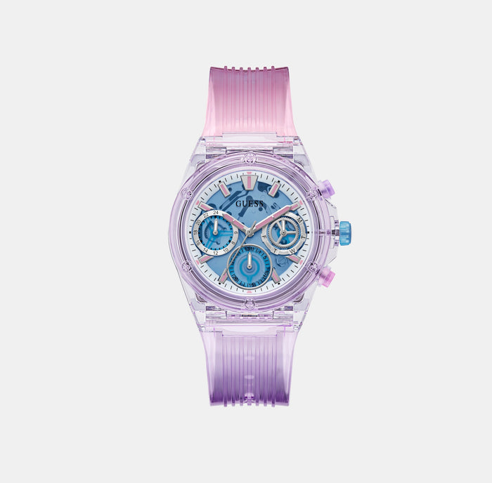 Guess Round Blue Analog watch