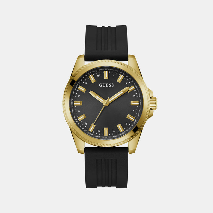 Guess Round Black Analog watch