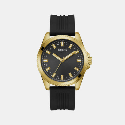 Guess Round Black Analog watch
