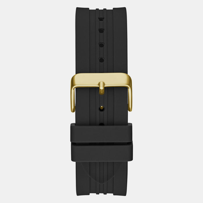 Guess Men Round Black watch