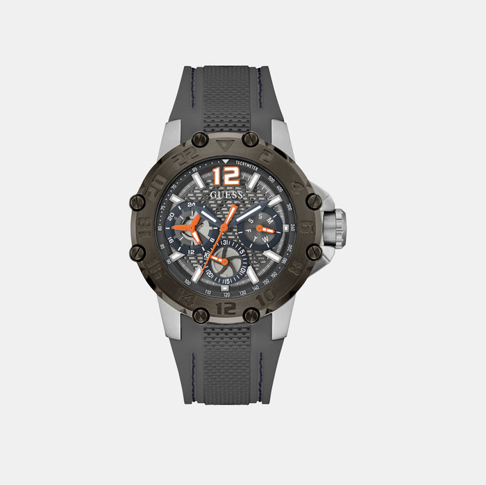 Guess Round Grey Analog watch