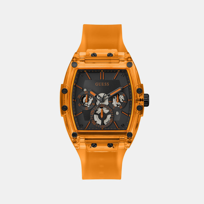 Guess Rectangular Navy Chronograph watch