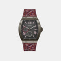 Guess Rectangular Grey Analog watch