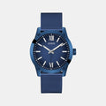 Guess Dress Men Quartz Blue Dial Analog Stainless Steel Watch Gw0629G3