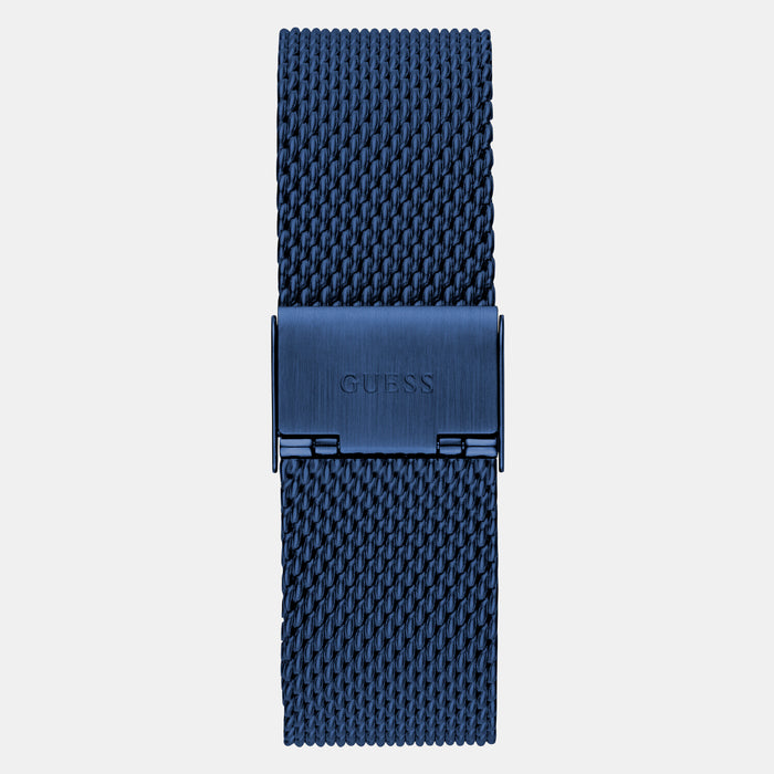 Guess Men Round Blue watch