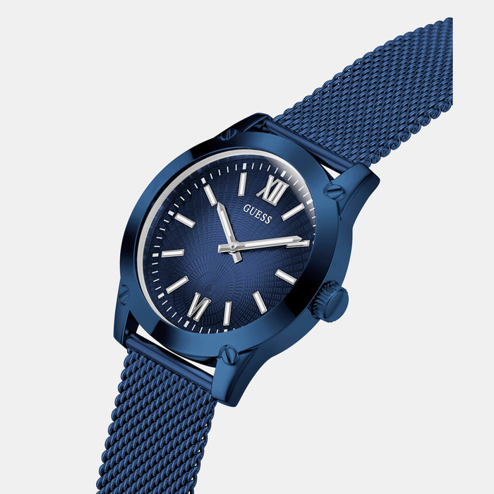 Guess Stainless Steel Round watch