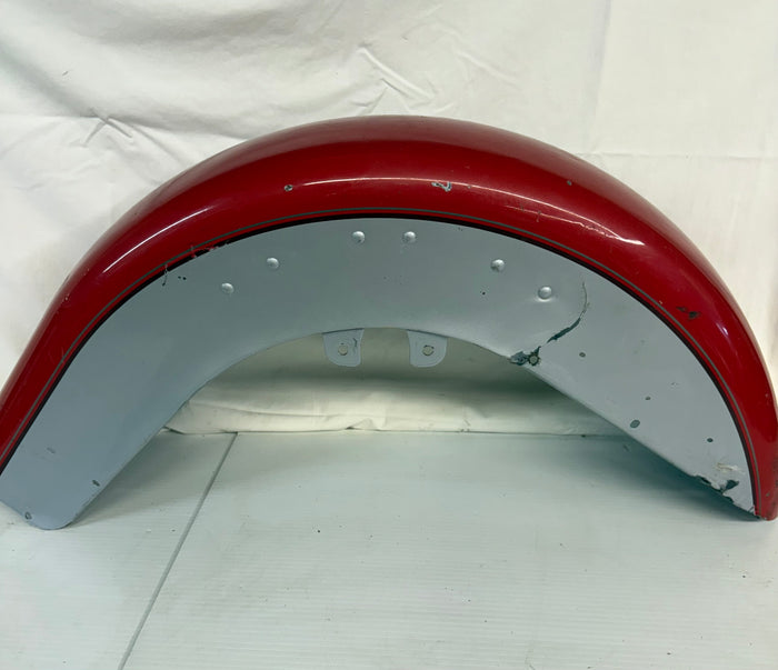 Harley Davidson  Red/Silver Front Fender