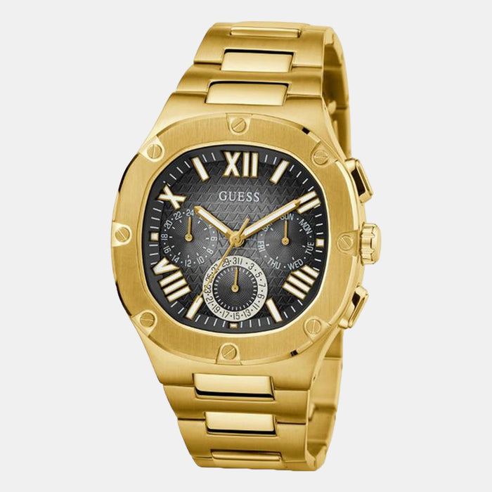 Headline Men Quartz Black Dial Chronograph Stainless Steel Watch GW0572G2