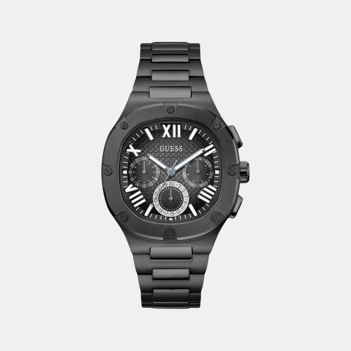 Headline Men Quartz Black Dial Chronograph Stainless Steel Watch GW0572G3