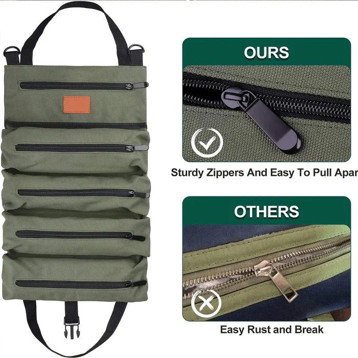 SearchFindOrder Multi-Purpose Roll-Up Tool Organizer Bag