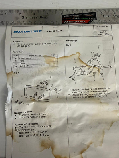 Honda CMX250C Hondaline Crash Guard