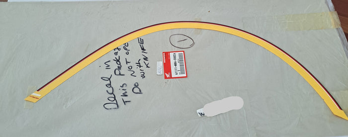 Honda Shadow VT750 Front Fender Decal Stripe 61111-MBA-300ZA