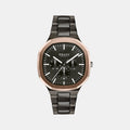 Ild Men Quartz Black Dial Analog Stainless Steel Watch V275GMMBSB
